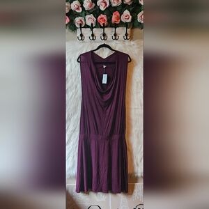 Kismet Boho Fit Sleeveless Boat Neck Dress